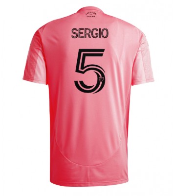 Inter Miami Sergio Busquets #5 Hjemmebanetrøje 2025-26 Kortærmet